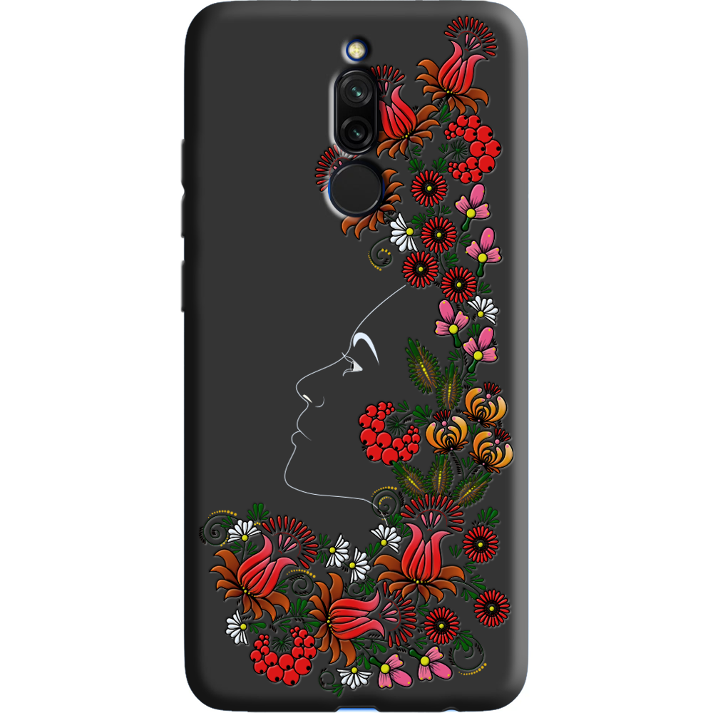 Чехол Boxface Xiaomi Redmi 8 3D Ukrainian Muse Черный силикон (38411-bk64-38679)