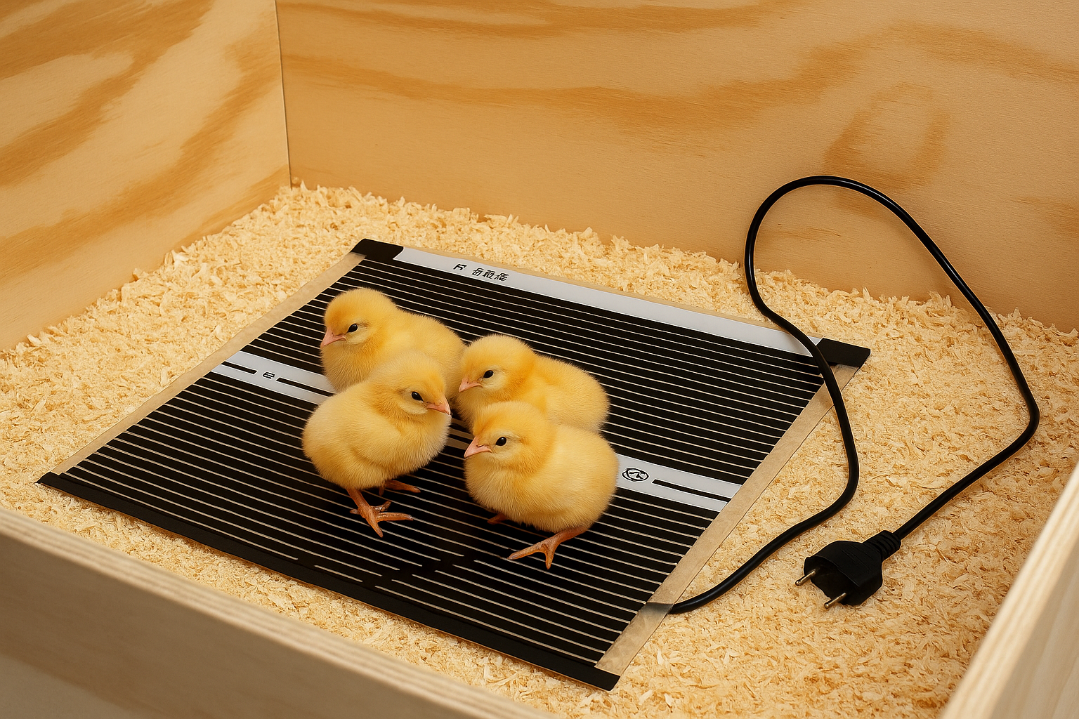 Килимок нагрівальний для курчат/гризунів/брудера і домашніх тварин 50х50 см (3400) - фото 2