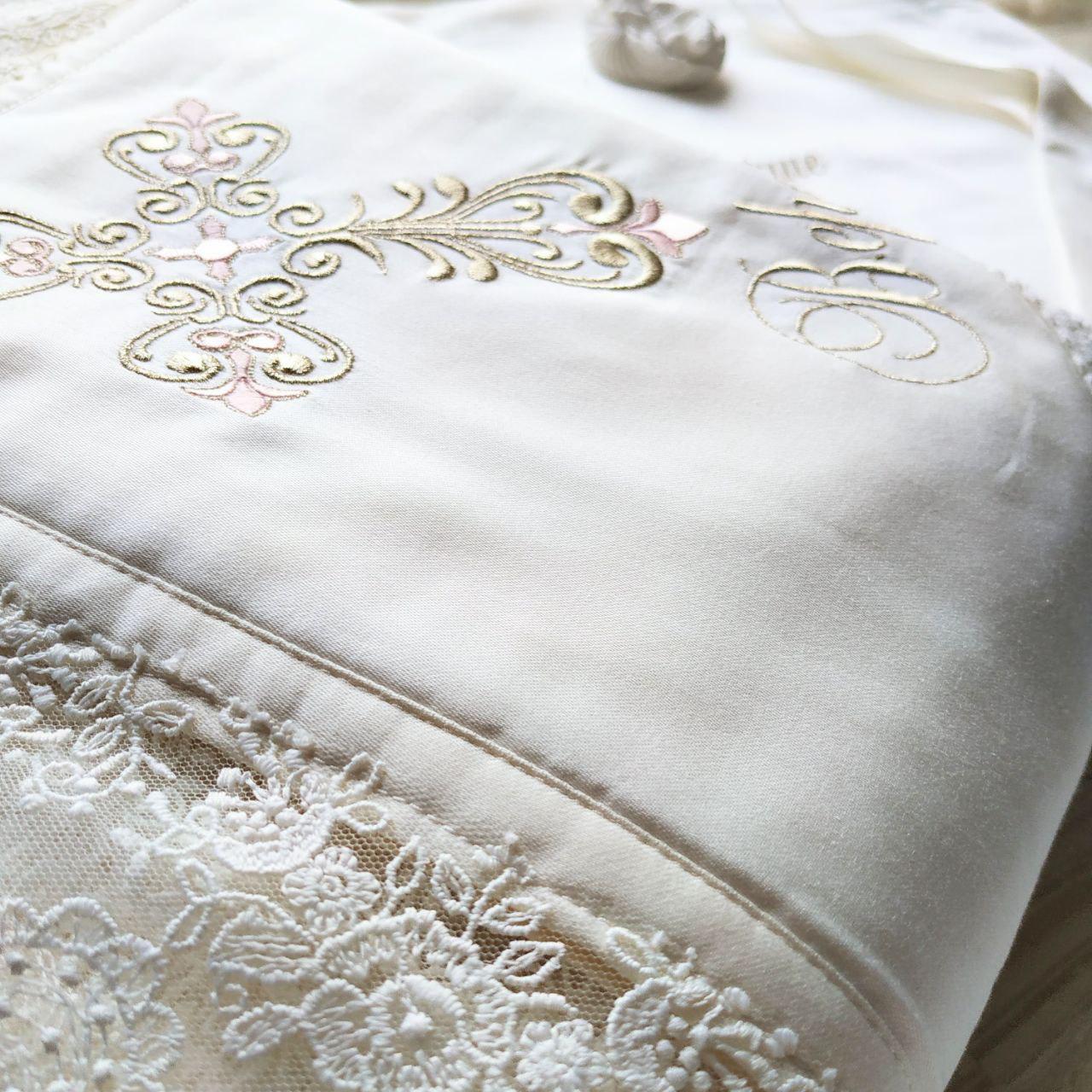 Набор для крещения именной Светлая любовь махровая крыжма/мешочек для локона/мешочек для хранения (2181519441) - фото 2 Набор для крещения именной Светлая любовь махровая крыжма/мешочек для локона/мешочек для хранения (2181519441) - фото 2