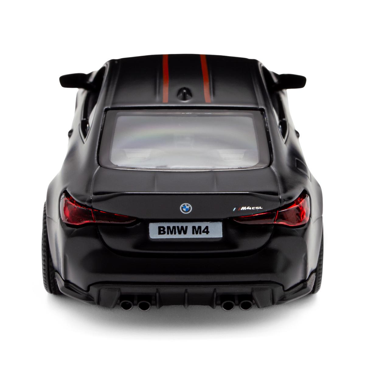 Автомодель игрушечная детская BMW M4 CSL 2023 Черный - фото 10