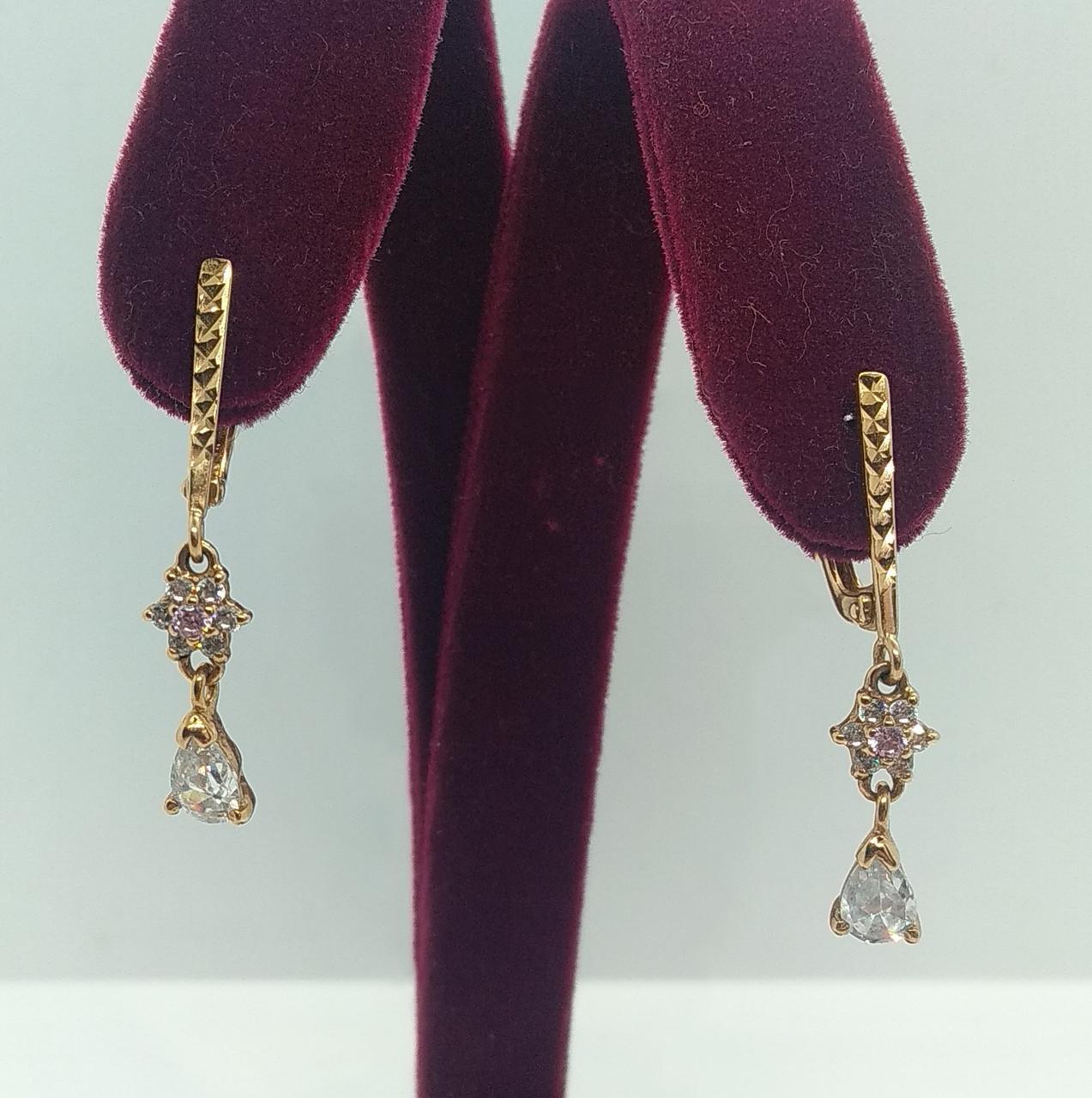 Серьги золото 585° 2,64 г (211376)