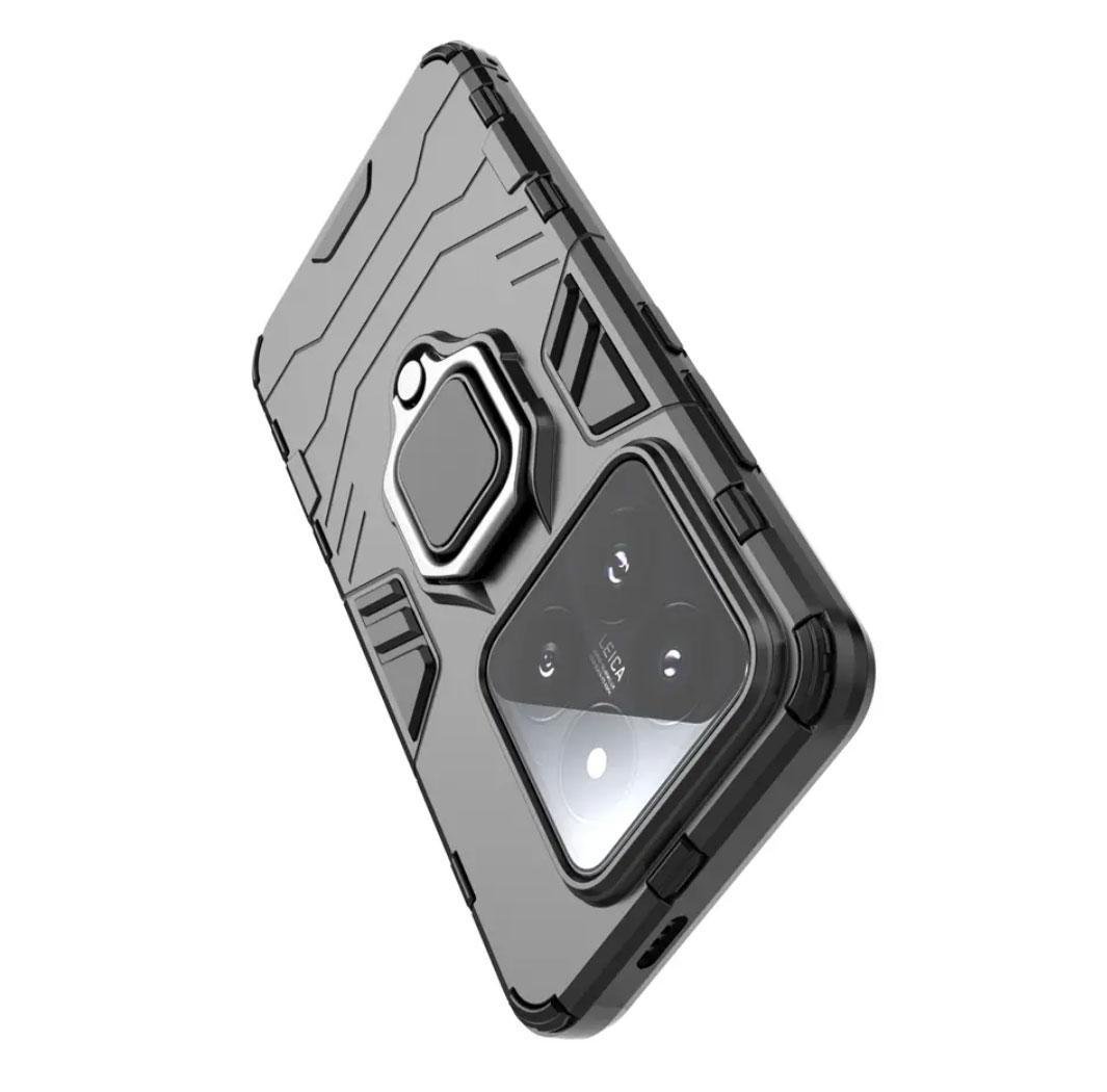 Чехол бампер Primolux Ring Armor для Xiaomi 14 - Black - фото 4