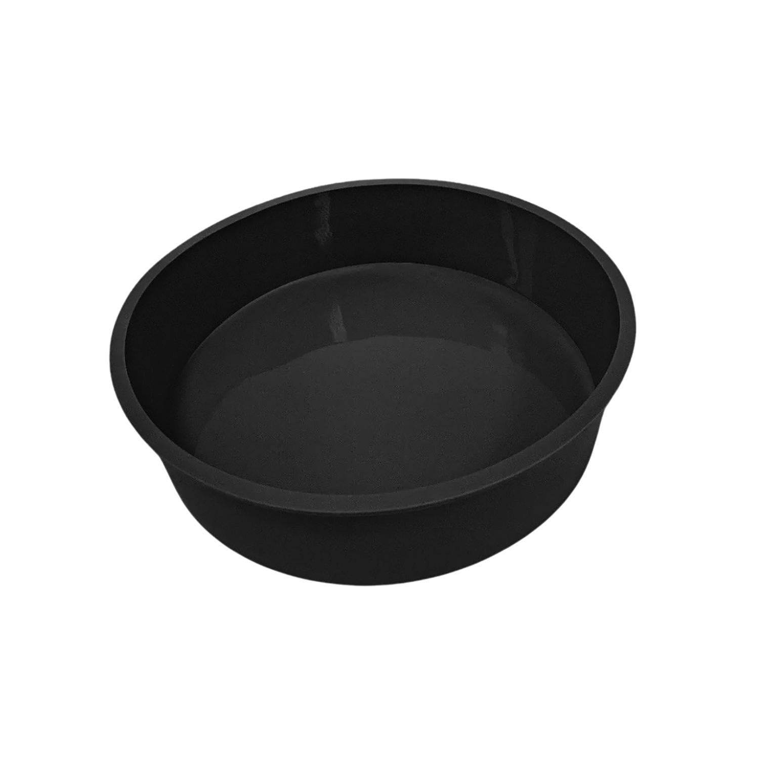 Форма силиконовая круглая для выпечки 20,5x5,5 см Черный (86642)