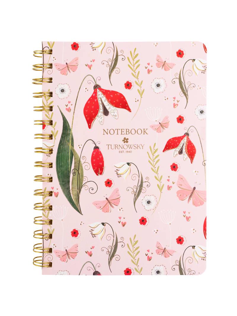 Блокнот Axent Turnowsky Secret Garden 1 жесткая обложка на спирале ячейка А5 80 л. (8473-1-A-TR)