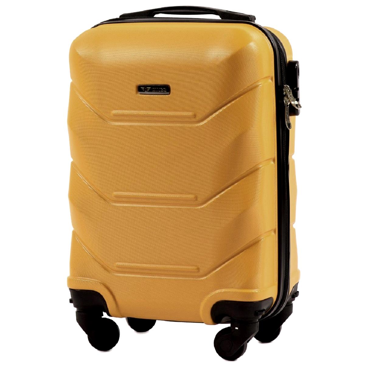 Чемодан пластиковый Wings 147 микро Золотистый (Wp00616)