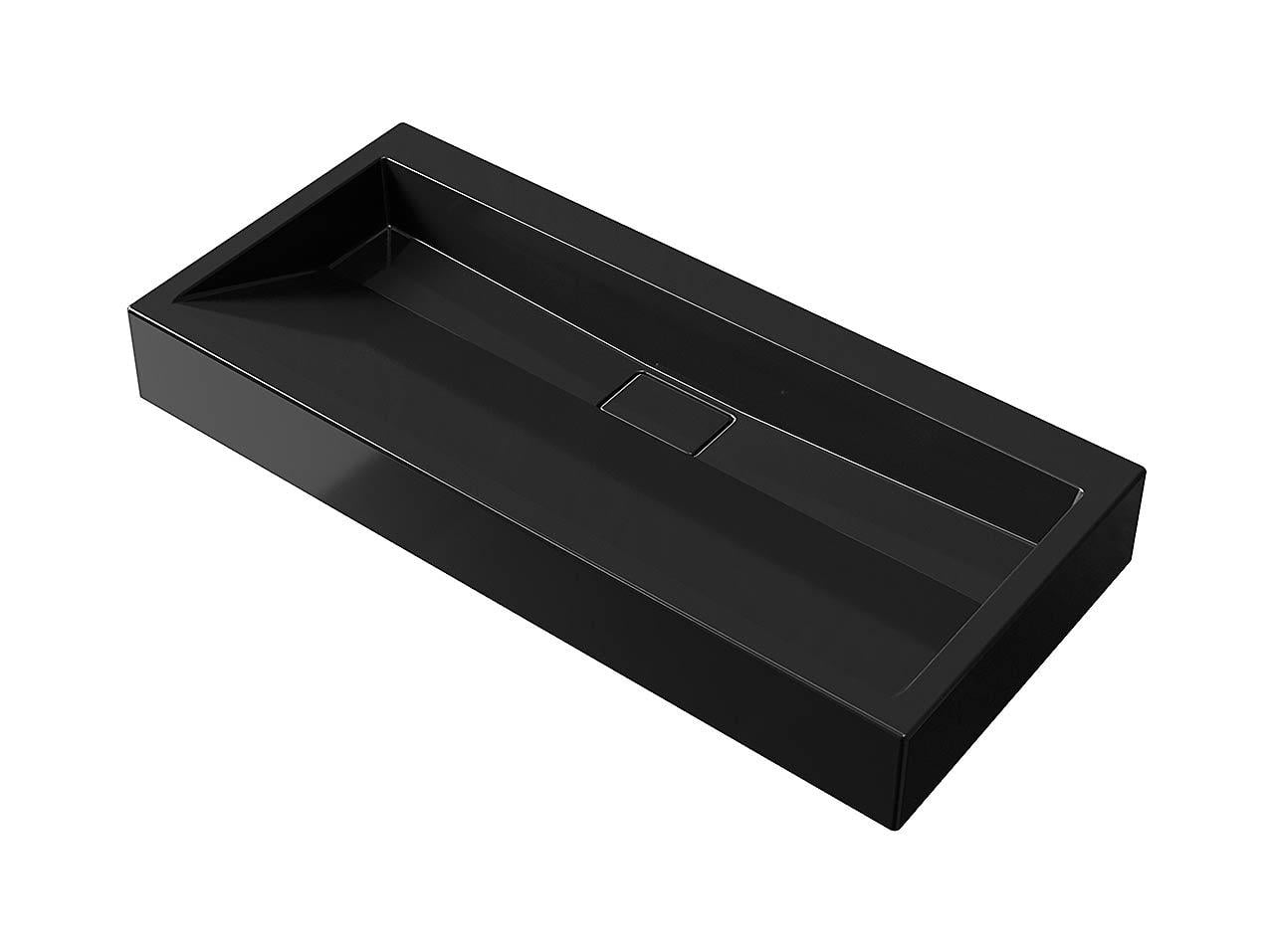 Умывальник подвесной Luxor Atlas 100 см Black (35712166)