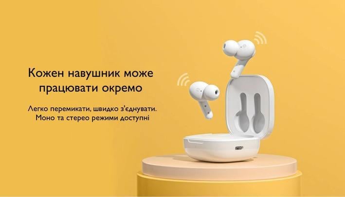 Наушники беспроводные QCY T13 Pink (851510) - фото 2 Наушники беспроводные QCY T13 Pink (851510) - фото 2