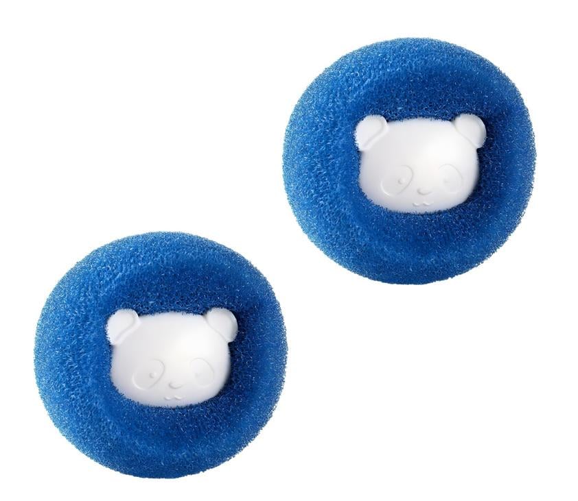 Кульки для прання від шерсті та волосся та запобігання сплутуванню речей 2 шт. Синій (29703)