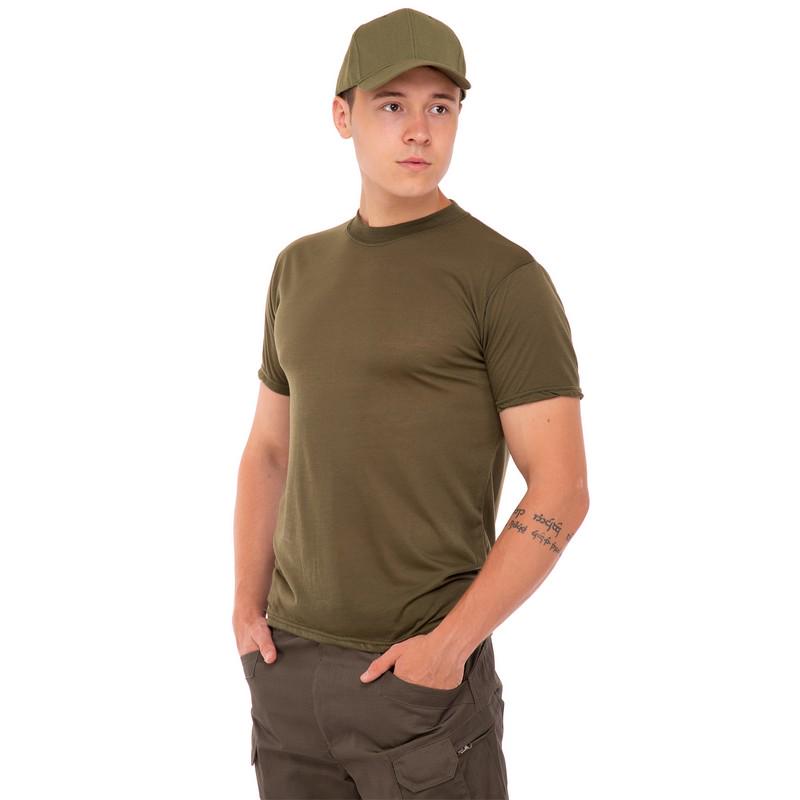 Футболка SP-Sport 2ХL р. 52-54 Оливковый (TY-9190) - фото 2 Футболка SP-Sport 2ХL р. 52-54 Оливковый (TY-9190) - фото 2