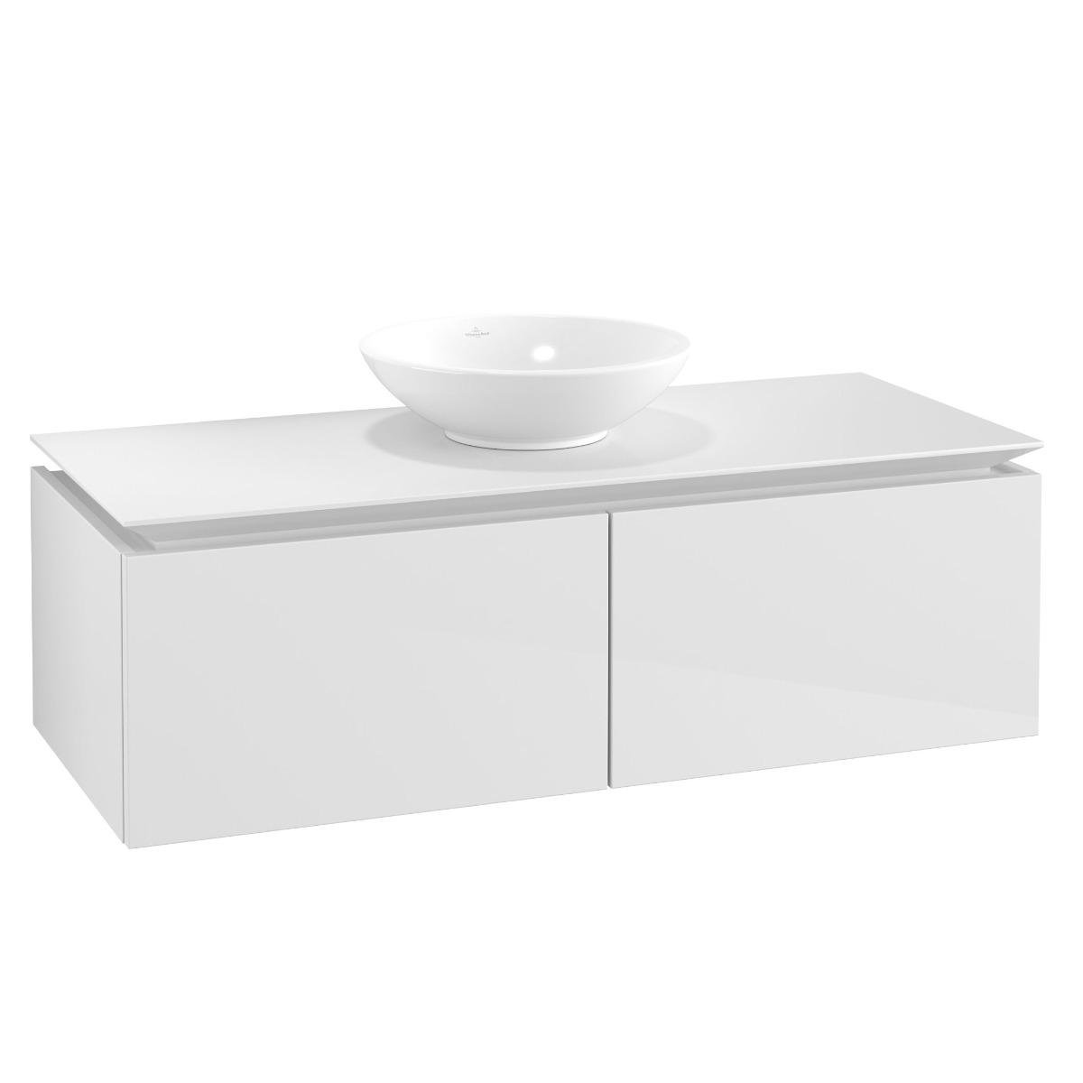 Тумба під умивальник підвісна Villeroy &amp; Boch Legato B60900DH 120x38x50 см Білий (141915)