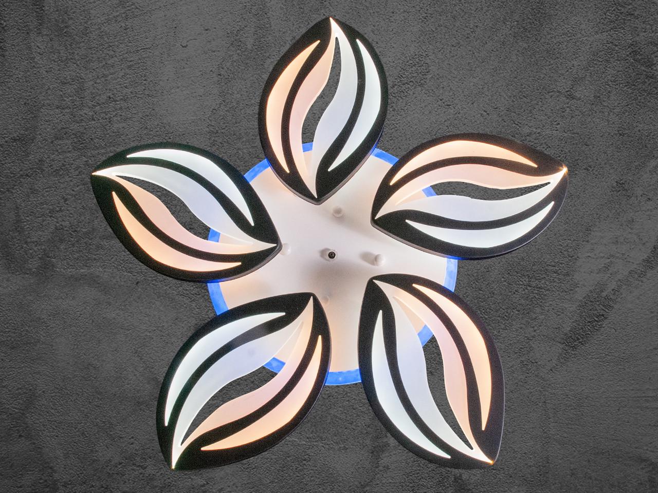 Люстра светодиодная в спальню с диммером 8092-5BK-LS 75W Черный (2400056814) - фото 2 Люстра светодиодная в спальню с диммером 8092-5BK-LS 75W Черный (2400056814) - фото 2