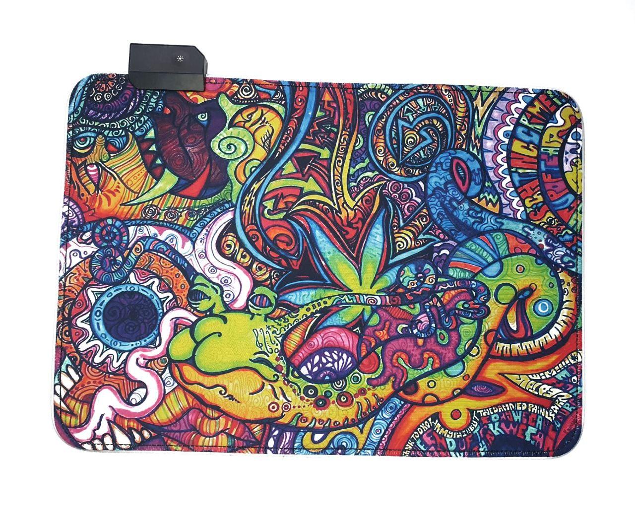 Коврик для мыши с подсветкой RGB Speed 250x350x4 мм (3502504)