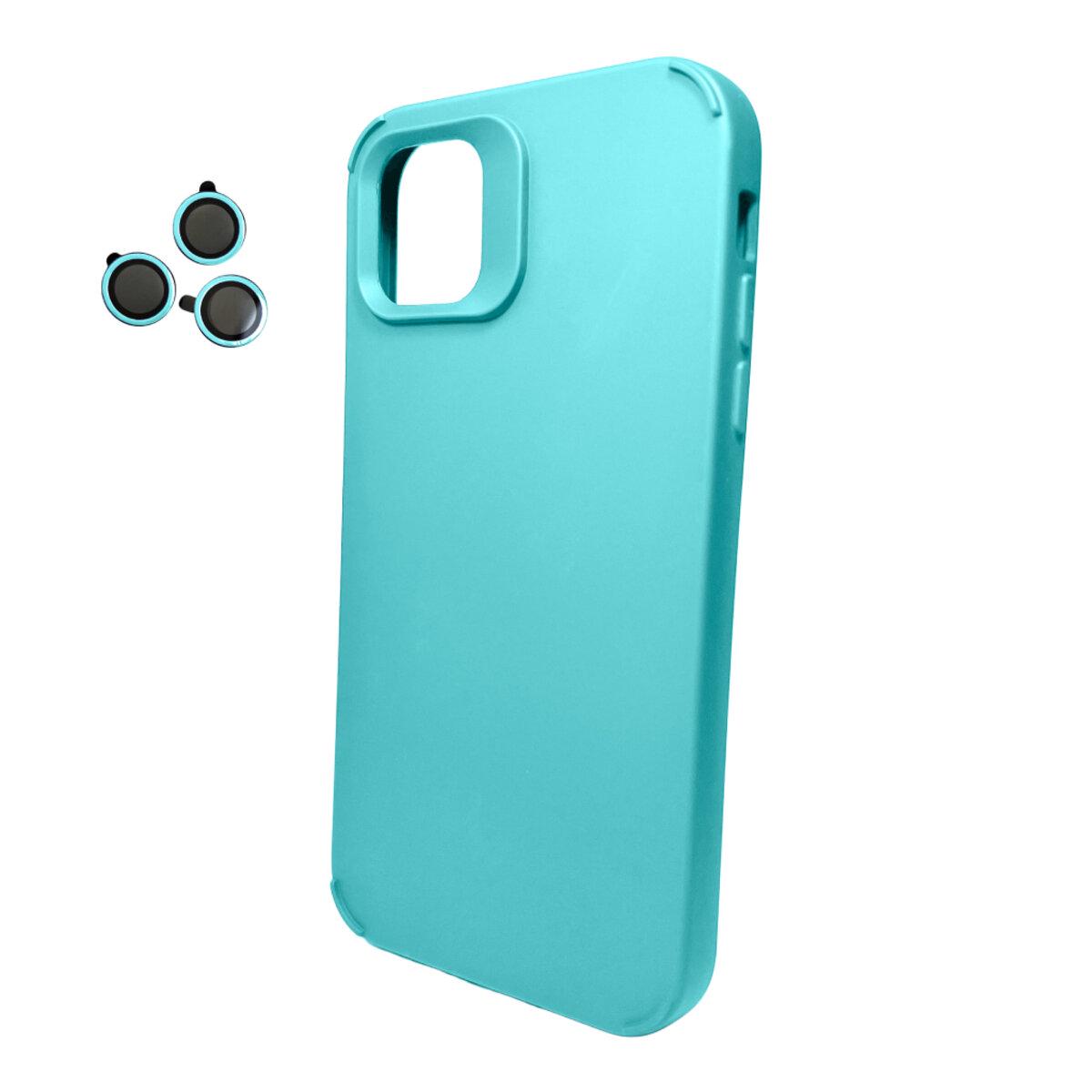 Противоударный чехол Cosmic Silky Cam Protect для Apple iPhone 12 Pro Max Ocean Blue