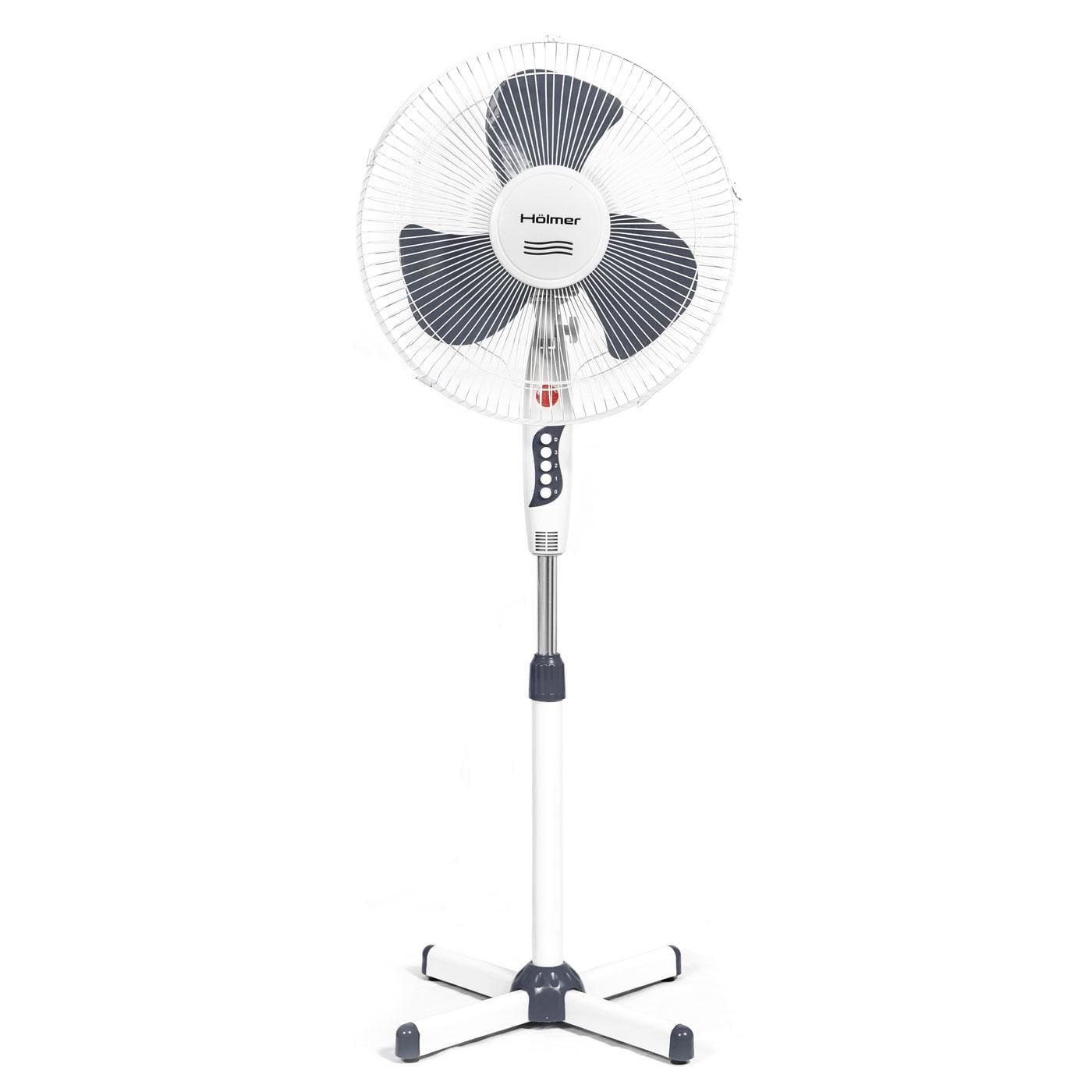 Вентилятор напольный Holmer HFS-1216G White/Gray (205237)