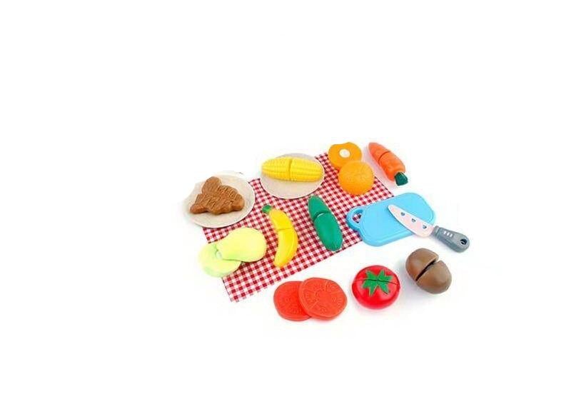 Набір ігровий Барбекю 2026 ED-E овочі/фрукти/посуд/ніж/скатертина/мангал (145801)