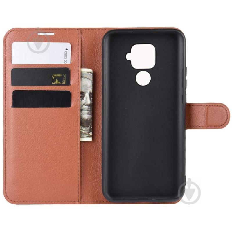 Чехол-книжка Litchie Wallet для Huawei Mate 30 Lite / Nova 5i Pro Brown (hub_tQsV10303) - фото 4