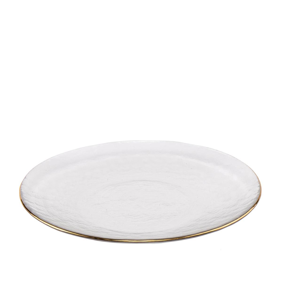 Блюдо аламант з золотою каймою 20,5 см (8902-005)