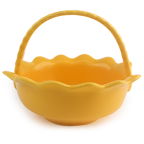 Конфетница фарфоровая Stenson 16х15 см Yellow (MC3667-6.25) Конфетница фарфоровая Stenson 16х15 см Yellow (MC3667-6.25)