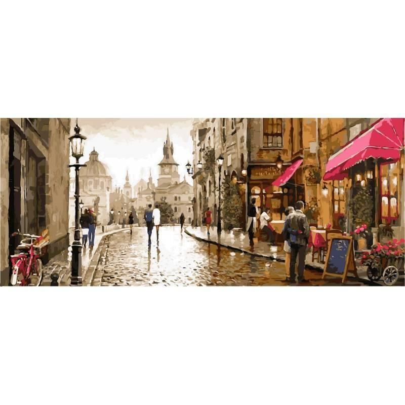 Картина по номерам Babylon Амстердам 50x150 см (skl-VPT027)