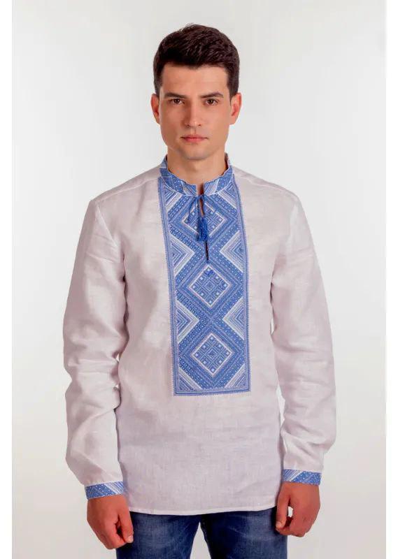 Вышиванка мужская р. 48 Белый (445)