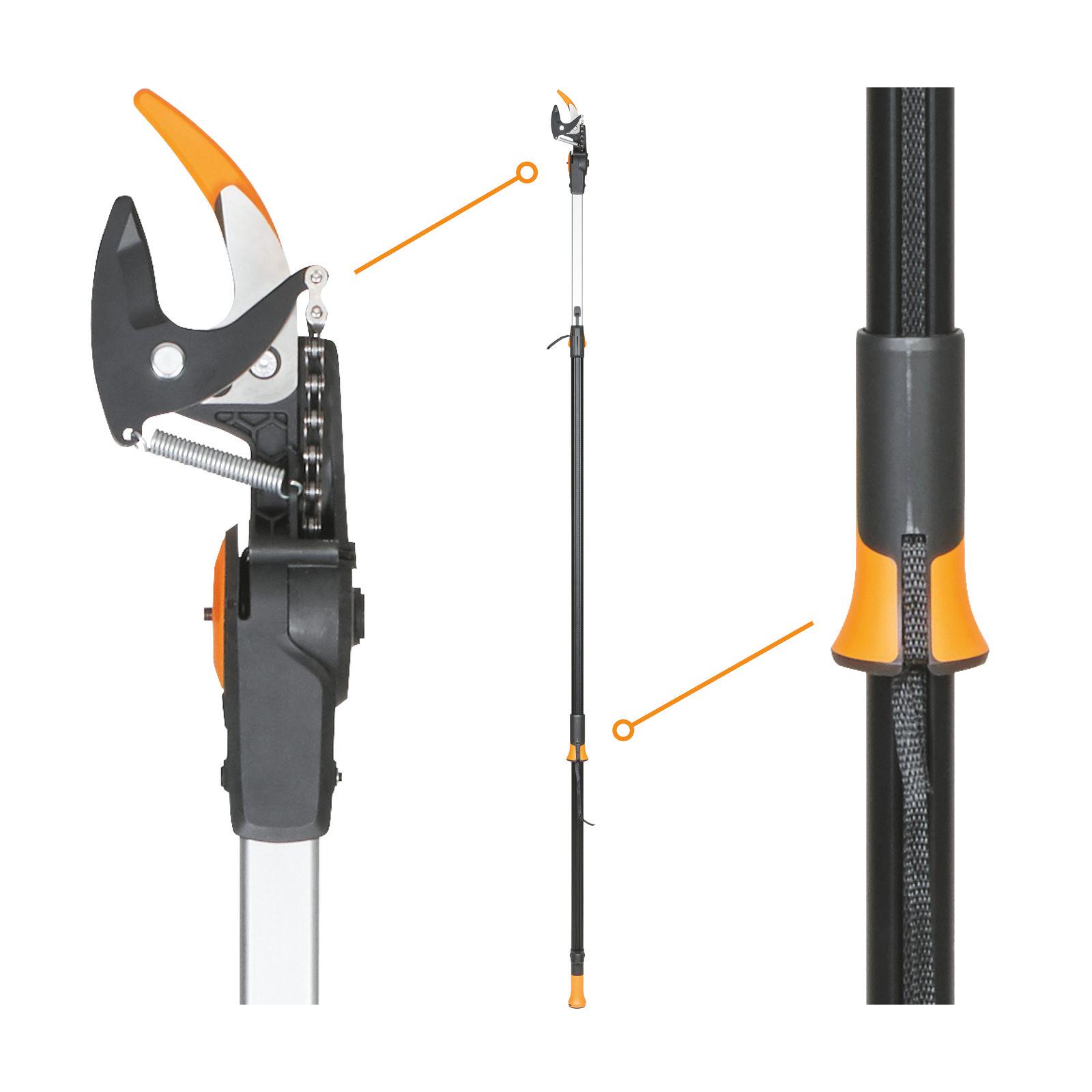 Сучкорез телескопический Fiskars PowerGear UPX86 универсальный (1023624) - фото 2