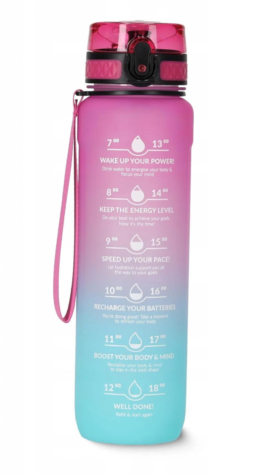 Бутылка 4fizjo 4FJ0630 1000 мл Pink/Sky Blue Бутылка 4fizjo 4FJ0630 1000 мл Pink/Sky Blue