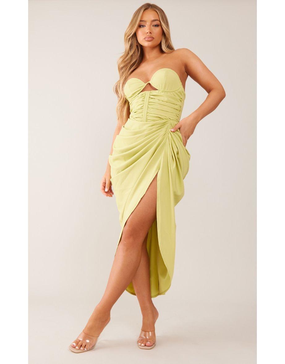 Платье Pretty Little Thing CNE1416 р. 32 Зеленый - фото 2 Платье Pretty Little Thing CNE1416 р. 32 Зеленый - фото 2