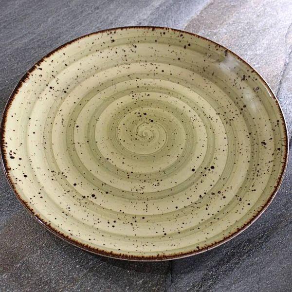 Набор блюд Kütahya Porselen Atlantis мелких 27 см 6 шт. Green (GR3027) - фото 3