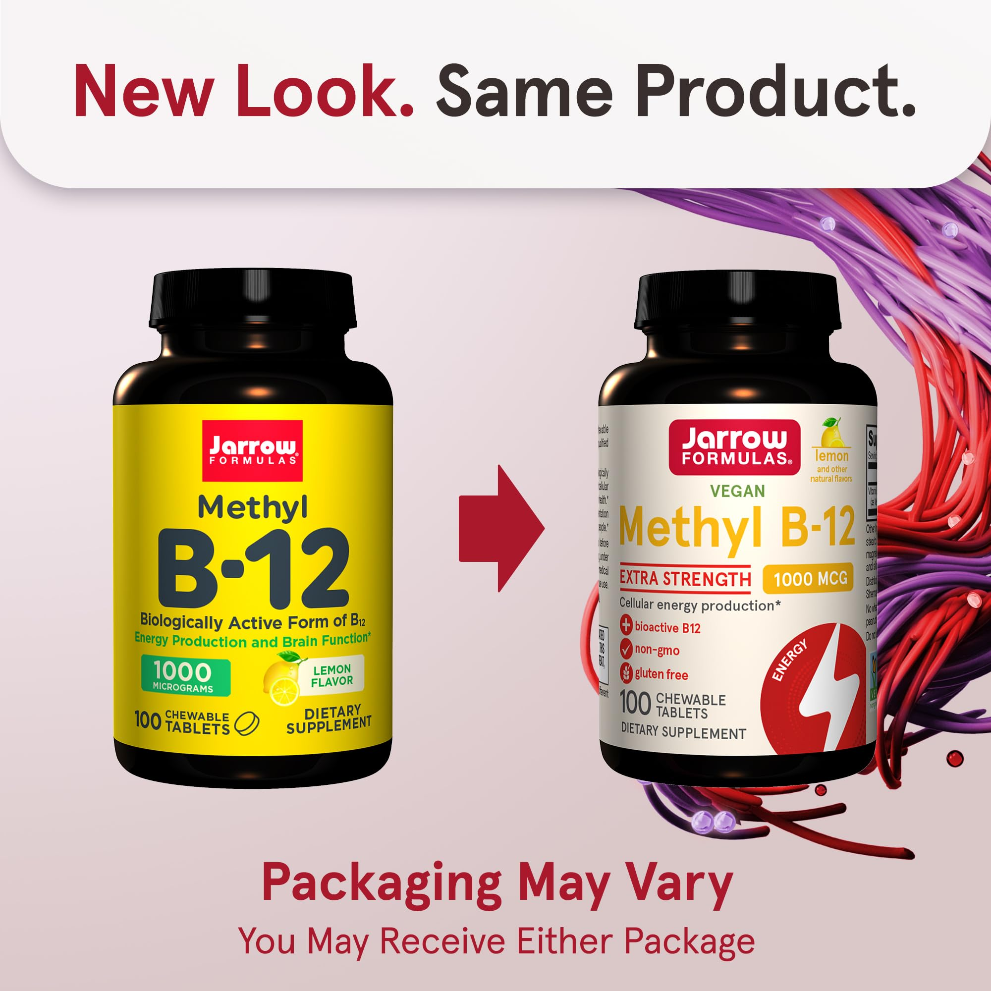 Добавка Jarrow Formulas метил В12 та метилфолат лимон 100 таблеток - фото 4 Добавка Jarrow Formulas метил В12 та метилфолат лимон 100 таблеток - фото 4