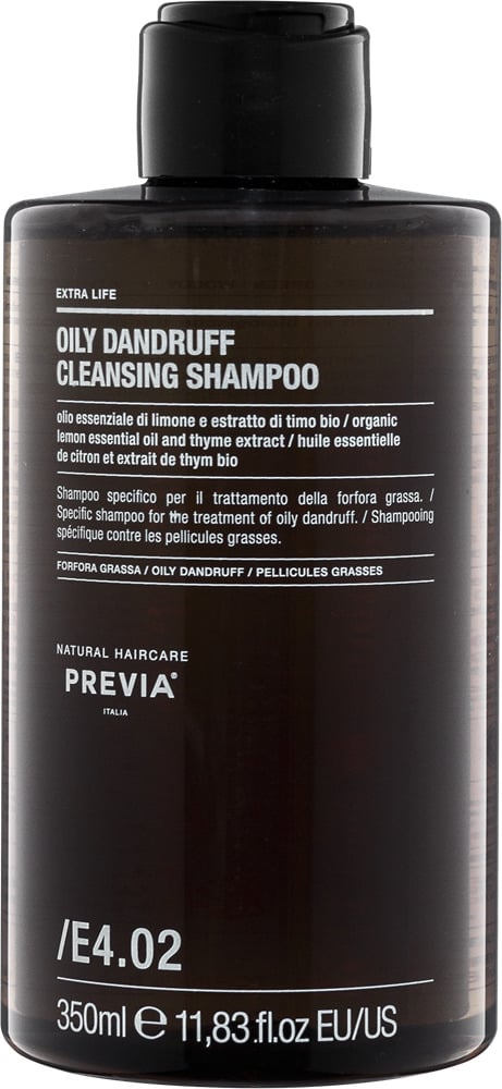 Шампунь очищувальний PREVIA E4.02 Oily Dandruff Cleansing Shampoo проти жирної лупи 350 мл (12322)
