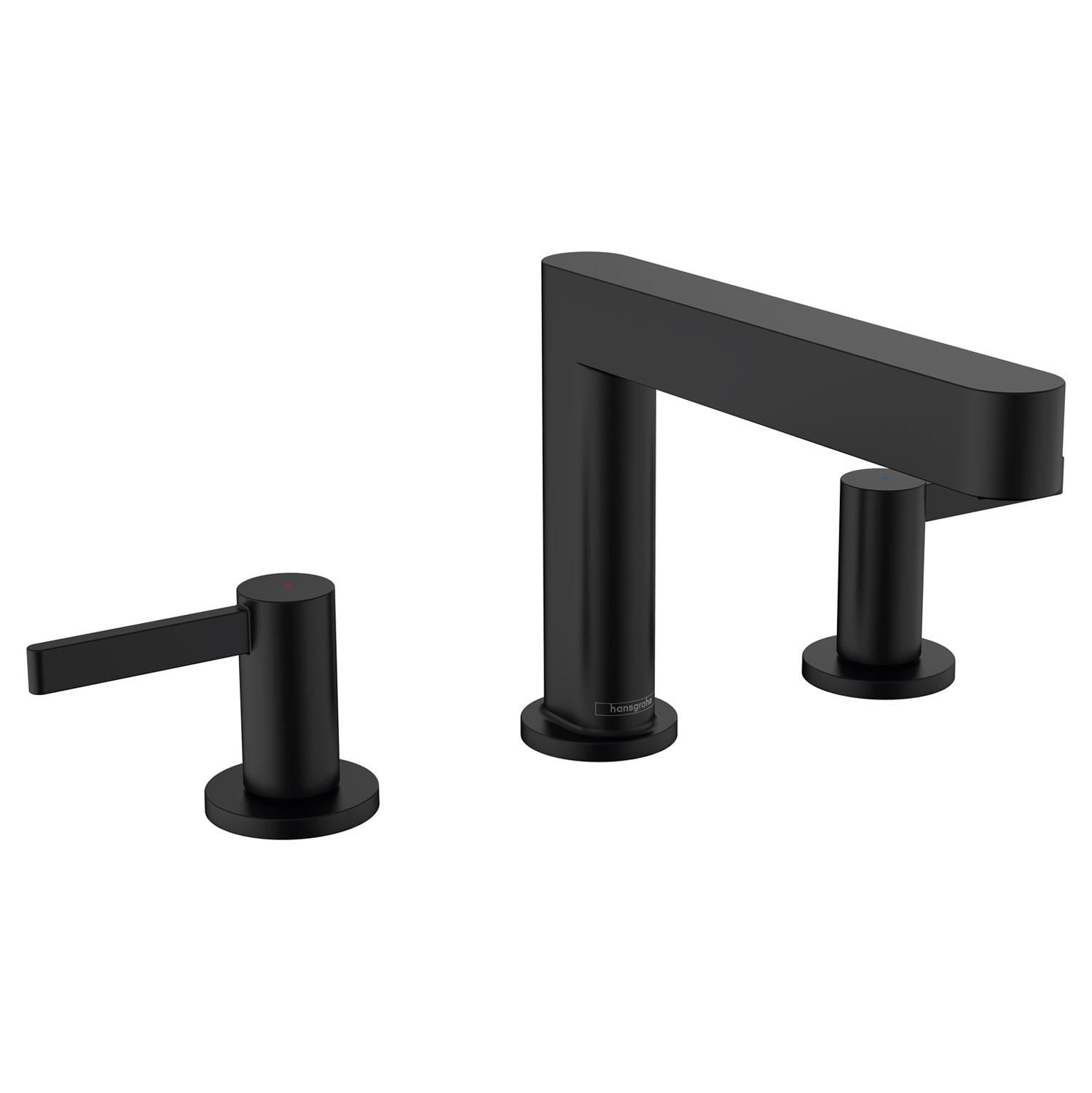 Смеситель для умывальника Hansgrohe Finoris 76033670 на три отверстия Черный (142862)