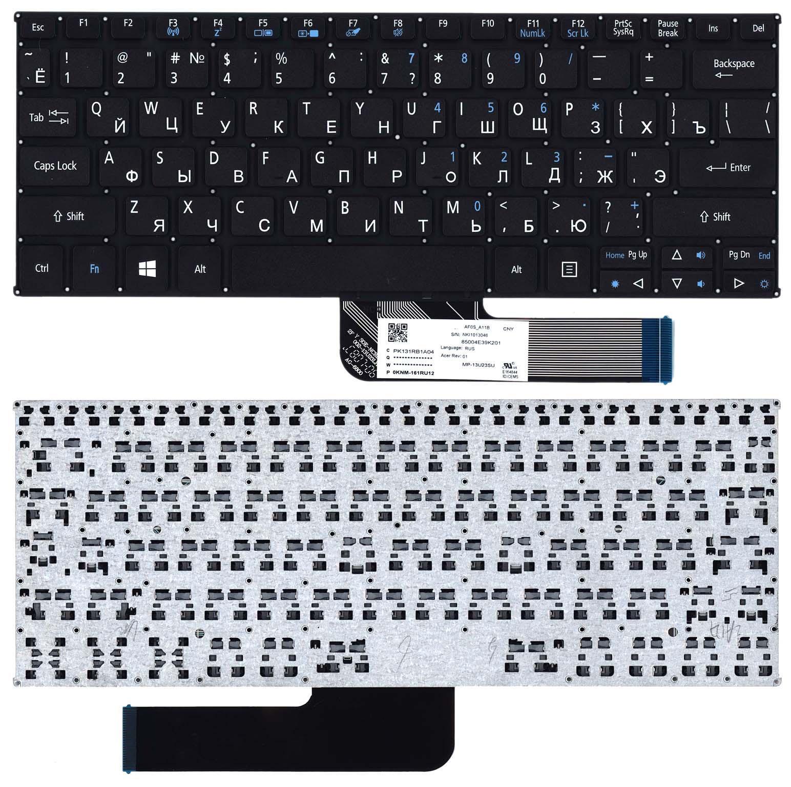Клавиатура для ноутбука Acer Aspire Switch 10 Black