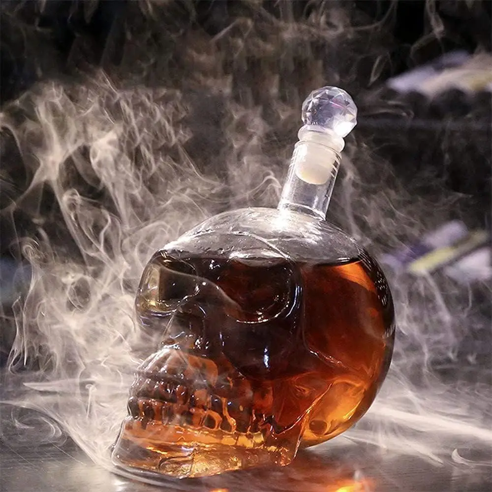 Графін скляний для віскі Череп 350 мл - фото 3