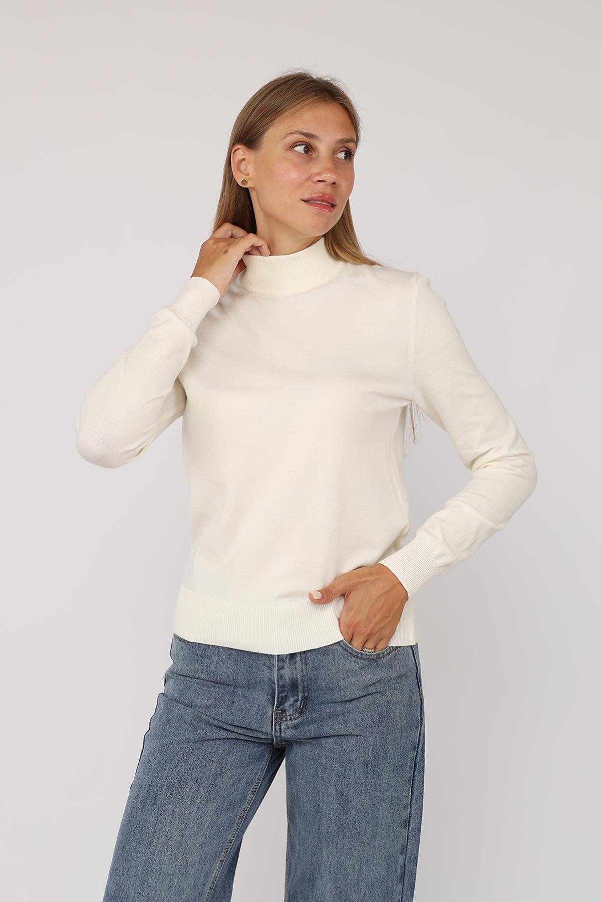 Гольф женский ЦБ-00273139 р. 52 Молочный (SKT001053485)