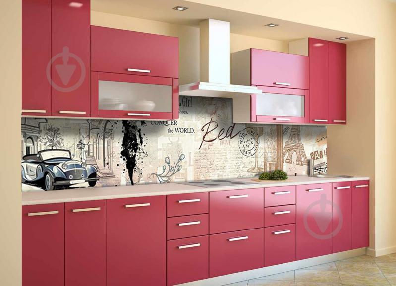 Скинали на кухню Zatarga «Газета» 600х3000 мм виниловая 3Д наклейка кухонный фартук самоклеящаяся Z180682/2