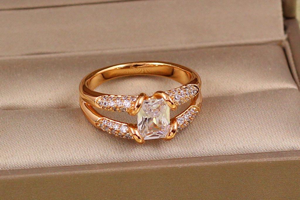 Кольцо Xuping Jewelry рок р. 20 Золотистый (27809329)