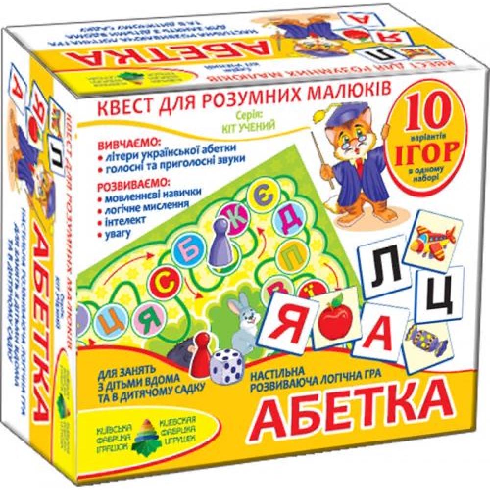 Настільна гра-квест Енергія+ Абетка 84412 (MTT-114128)