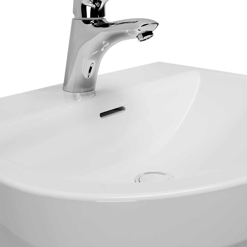 Умивальник підвісний AM.PM Bliss L C534321WH 600x470x165 мм Білий (130037) - фото 3 Умивальник підвісний AM.PM Bliss L C534321WH 600x470x165 мм Білий (130037) - фото 3