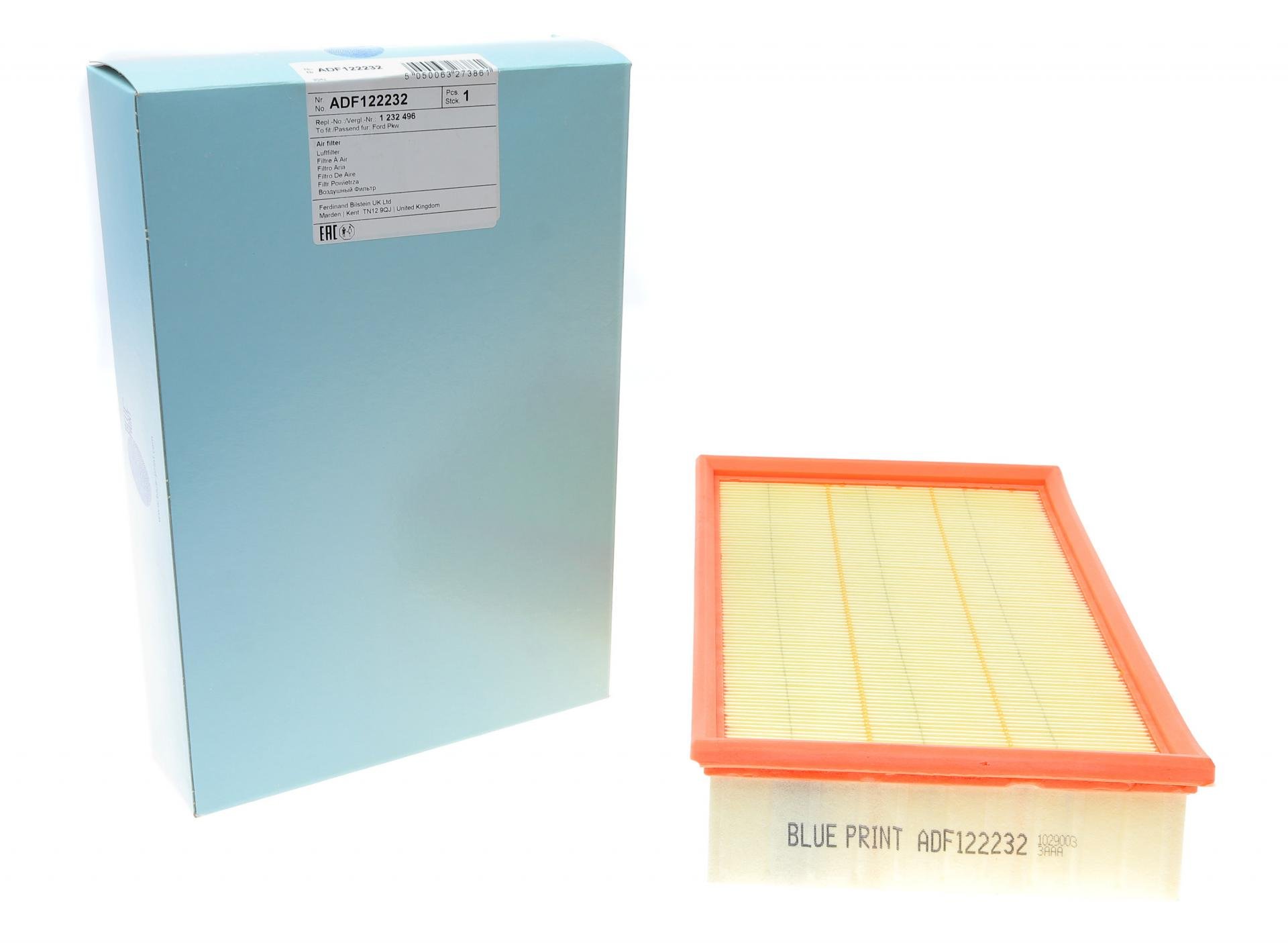 Фильтр воздушный BLUE PRINT для Volvo C30/S40 II/V50/Ford Focus C-Max/Focus II 1,4-2,0 03-12 (ADF122232)