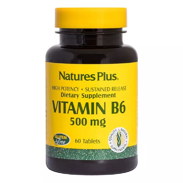 Витамин B-6 500 мг Nature's Plus 90 таблеток (NTP1666)
