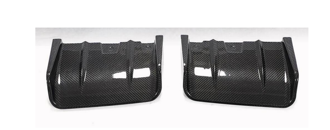 Диффузор заднего бампера DDCarbon V1 2021-2023 для Subaru BRZ 2021- гг. натуральный карбон (153693)