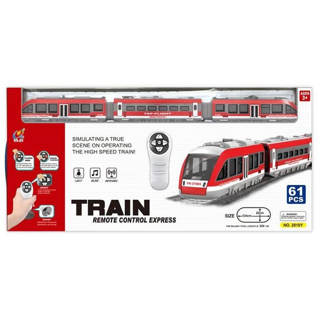 Дитяча залізниця на радіокеруванні з вагонами та аксесуарами 2810Y (28421836)