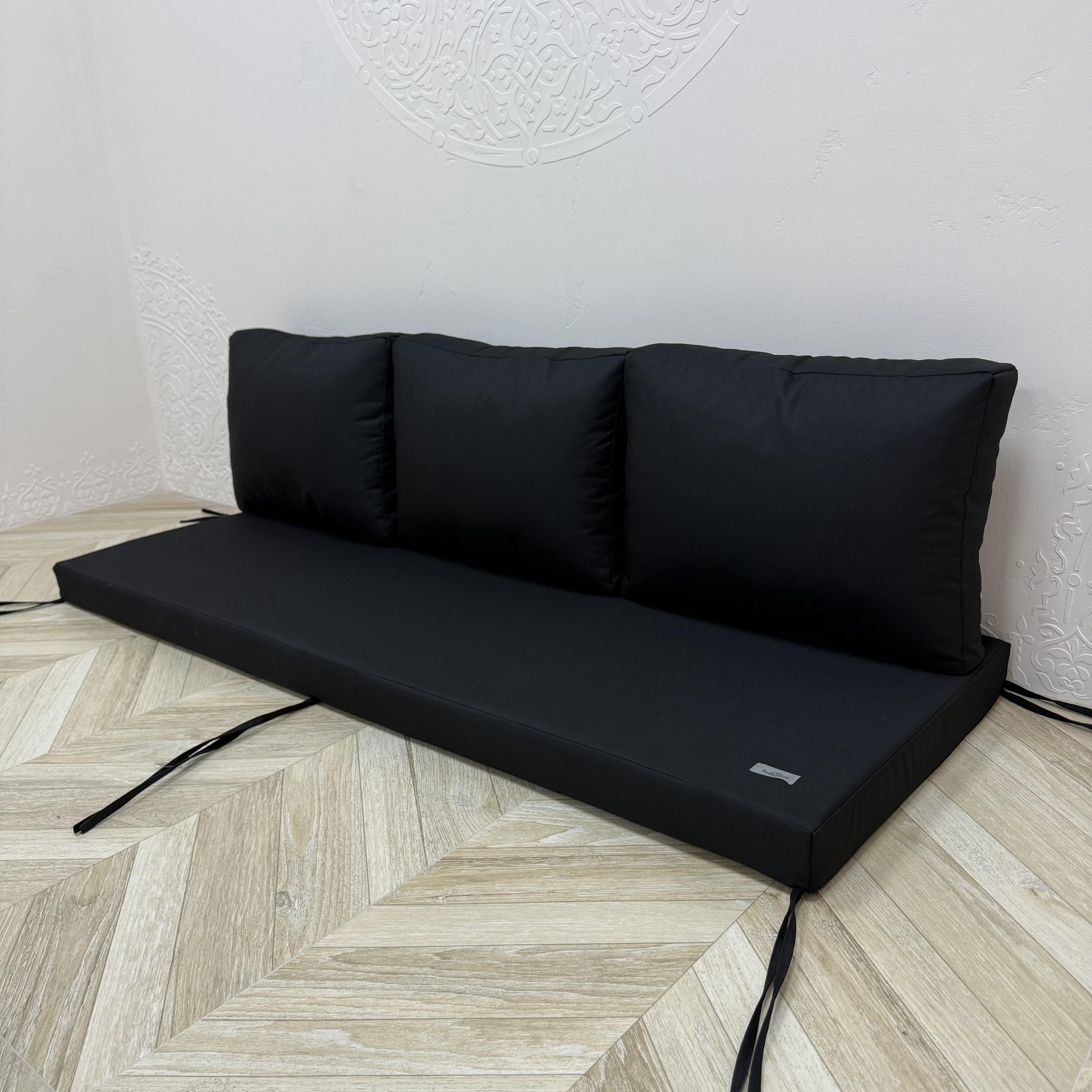 Комплект матрац з подушками Comfort Home Oxford на піддони/гойдалки/каркаси/садові меблі 120х60х40х8 см