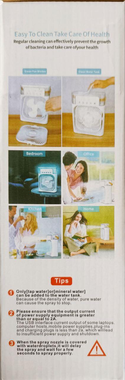 Вентилятор с функцией увлажнителя и подсветкой LED (2635355955) - фото 6