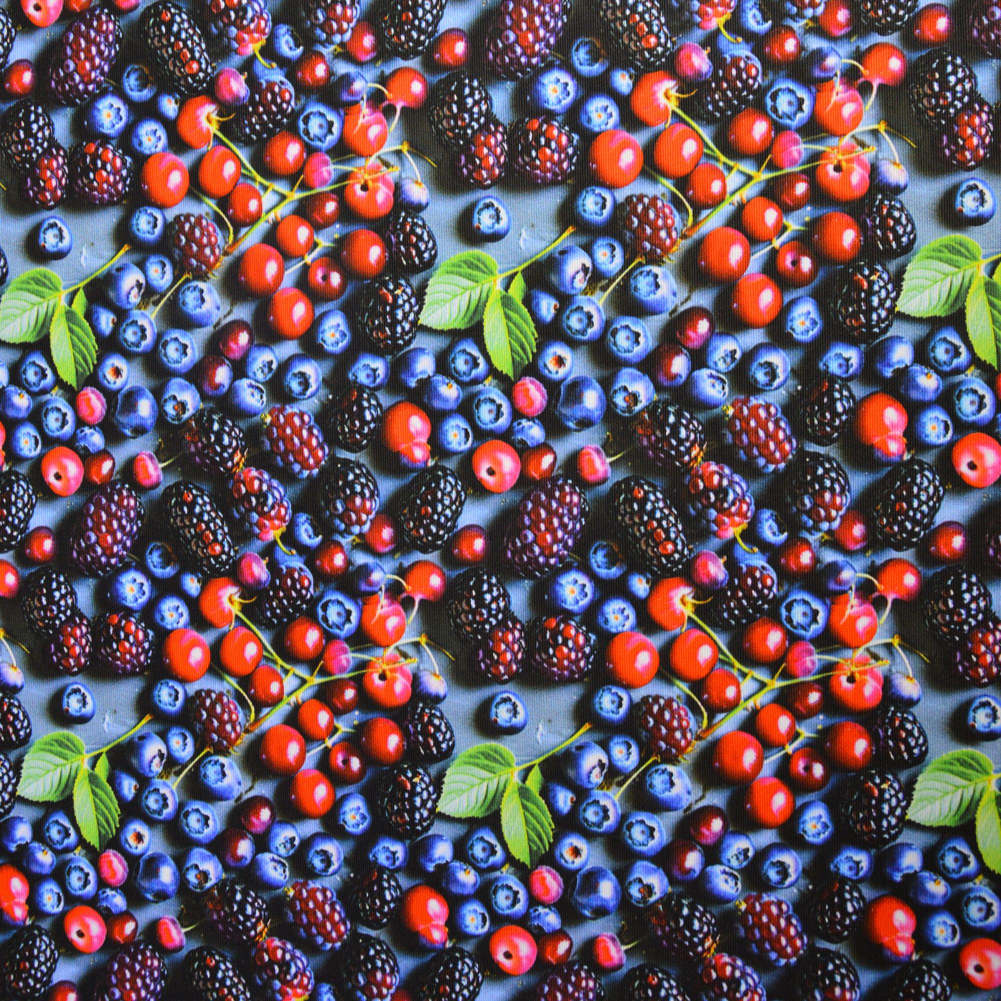 Тканина бавовна Панама Ягідка 235 гр/м2 з захистом від плям 180 см (27381)