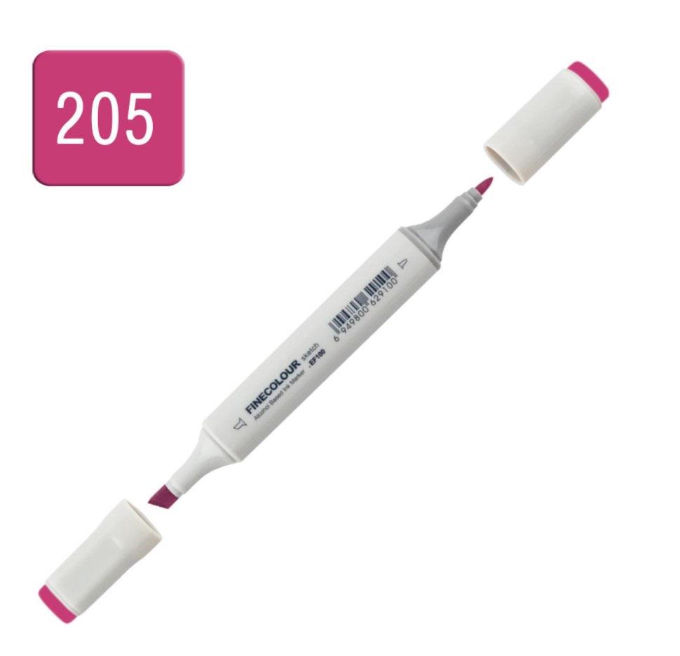 Маркер спиртовий Finecolour Sketchmarker 205 RV205 Півонія (EF100-205) - фото 2 Маркер спиртовий Finecolour Sketchmarker 205 RV205 Півонія (EF100-205) - фото 2