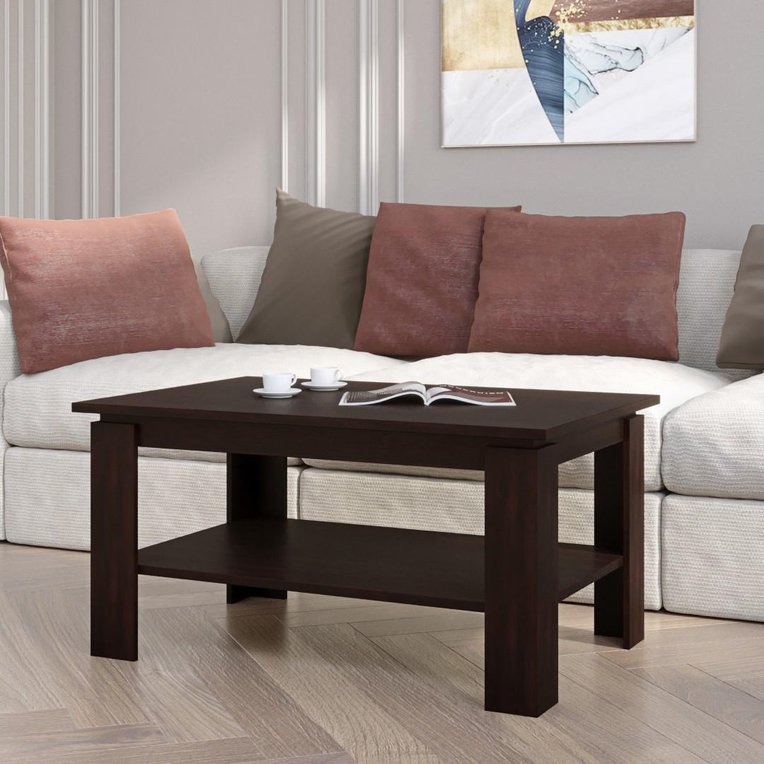 Журнальний стіл Everest 910 910х610х465 мм Венге темний (11282) - фото 2 Журнальний стіл Everest 910 910х610х465 мм Венге темний (11282) - фото 2