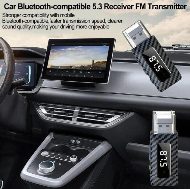 Адаптер до машини Bluetooth W3 USB AUX (20220547) - фото 9