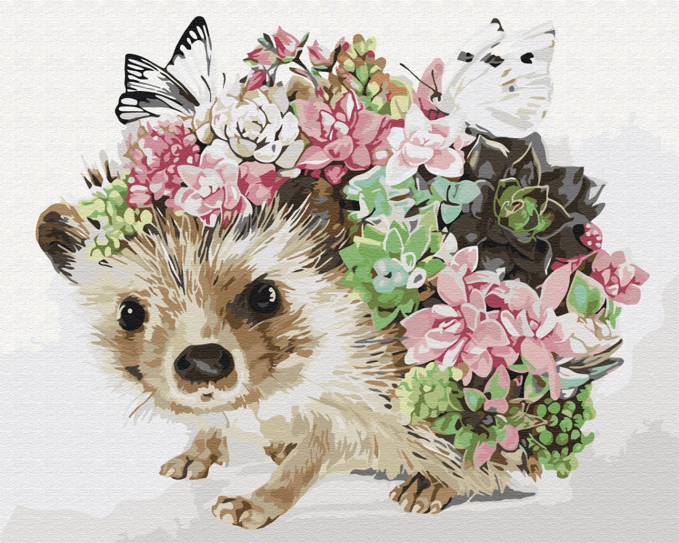 Картина по номерам Brushme Весенний ежик 40x50 см (BS52140)