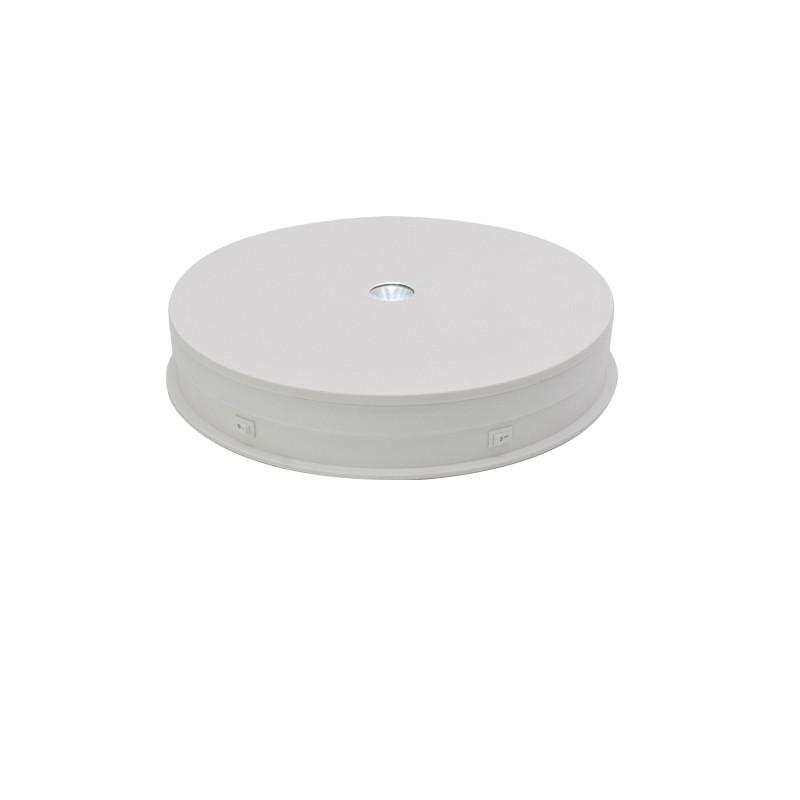 Стол поворотный Puluz EDA1759202A для предметной съемки с подсветкой 30 см Белый